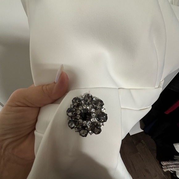 White House Black Market Bustier Top EUC size 12 - Picture 7 of 9